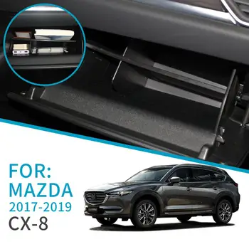 Smabee Auto Rukavice Box Interval pre Mazda CX-5 CX-8 2017 2018 2019 CX5 CX8 Konzoly Upratovanie, Co-pilot Úložný Box na Príslušenstvo