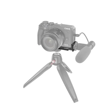 SmallRig Vlogging Studenej Obuvi Doska pre Canon EOS M6 Mark II Rýchle Uvoľnenie Doska S Dvoma Cold Shoe Mount -2517