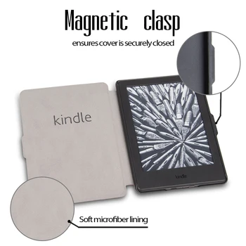 Smart Case Pre Kindle 8 2016 Magnetický Kryt pre Kindle 8. Auto Spať a Prebudiť Slim Funda Ereader Ebook