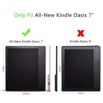 Smart Flip PU Kožené puzdro Pre Amazon Kindle Oasis 7.0 2017 obal Na Amazon Kindle Oasis 2 2017 7,0 palcový tablet prípade+Pero