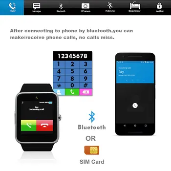 Smart Hodinky Spánku Monitor Krokomer 2G SIM Karty Hovor Fotoaparát, Bluetooth, Dotykový Displej Muži Ženy Smartwatch Pre Android IOS