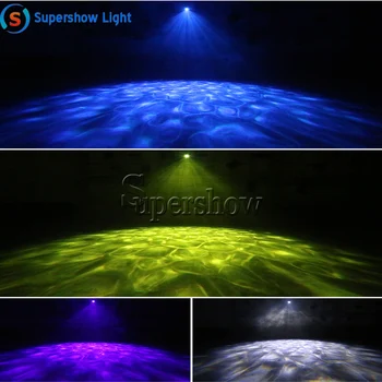 Smart LED Svetlá 100W Biele LED Magické Vody Vlna Prietok Účinok Svetla Pre Stage DJ nočný klub, Disko