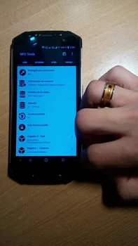 Smart NFC Titánové Ocele Krúžok Smart Prenosné Zariadenia