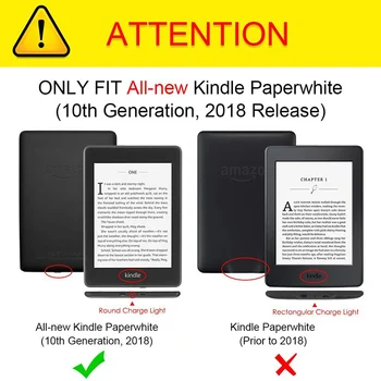 Smart PU Kožené puzdro Pre Amazon Kindle Paperwhite 4 eReader Magnetické Vodotesný Kryt Funda Kindle Paperwhite 4 2018 Uvoľnenie