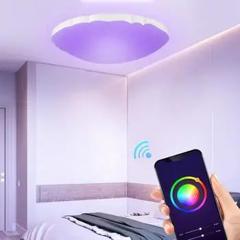 Smart Wifi LED stropné svietidlo led svetlo 48W D=34 cm Kompatibilný s Tmall sprievodca domovská stránka Google, amazon alexa