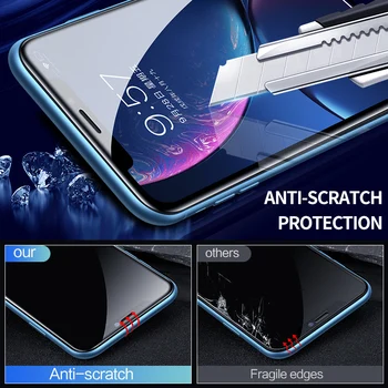 SmartDevil Anti Modré Svetlo Tvrdeného Skla Pre iPhone 7 8 plus X XR XS 11 12 mini Pro Max HD Full Screen Protector Film