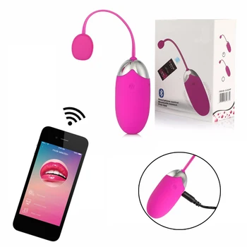 Smartphone App Diaľkové Ovládanie Vibrátor Vajcia Bullet Vibrátory Sex Pošvy Kegel Loptu Vibrátor Sexuálne Hračky pre Ženy Bluetooth Pripojenie