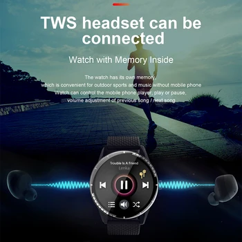 Smartwatches 2021 s Bezdrôtové Slúchadlá Fitness Bluetooth Náramok Hovory Monitorovanie Srdcovej frekvencie Smart Hodinky Android OLED Displej