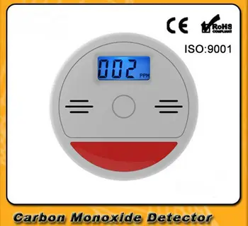 SmartYIBA LCD Displej Inteligentný Dom Senzor CO Koncentrácia Oxidu Uhoľnatého Detektor Plynu Senzor 85 db pre Home Security Alarm Domov