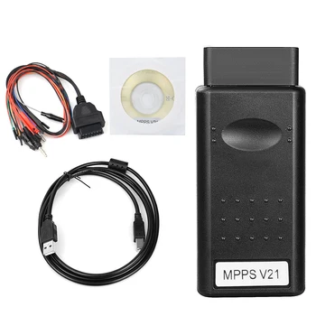 SMPS MPPS V21 V18 V13.02 V13 K CAN Flasher chiptuningu ECU Programátor Remap OBD2 MPPS V21 V13.02 Profesionálny Diagnostický Kábel