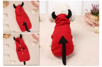 Snailhouse Nové Pet Malý Diabol Kostýmy Bežné Transformuje Tvorivé Zaujímavé Šteňa Oblečenie Mačka Malý Pes Jeseň Zimný Kabát