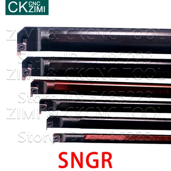 SNGR08J07 10K07 10K08 12M08 12M09 16Q09 20R09 Mechanické Sústruh CNC Vnútorné Zapichovanie Malej Diery Nástroje Držiak pre 6GR 7GR 8GR 9GR