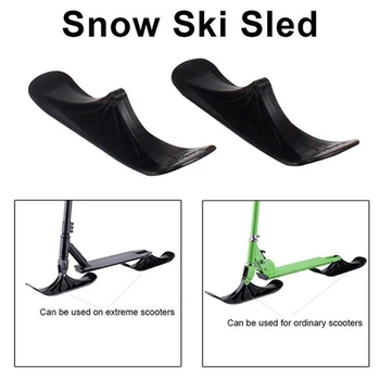 Snow Scooter Lyžiarske Deti Skate Board Sánky V Zime Univerzálny Sánky Lyžovanie Rada Na Koni Skúter Náhradné Diely
