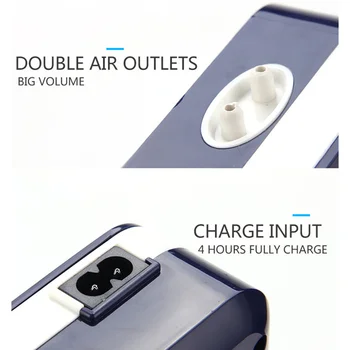 SOBO Skladovanie Batérií Akvarijné Čerpadlo Vzduch AC/DC Dual Použiť Prenosné Čerpadlo Vzduch pre Vonkajšie Rybárske USB/Plug Poplatok Dvojité Zásuvky