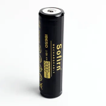 Sofirn 18650 3,7 V Batéria 3000mah Li-ion Nabíjateľná batéria 18650 S PCB Chránené Board Batérie Bunka pre LED Baterka