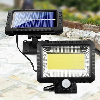Solárne Lampy KLASU 100 LED Solárne Napájanie Snímača Pohybu Vonkajšie Záhradné Svetlo Zabezpečenia Povodňových Lampy Solárne Vonkajšie Svietidlo Indukčné Tela