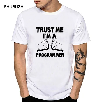 Som Programátor Bavlny O-neck T-shirt Programátor Problém Mužov Oblečenie Počítač Vývoj 404 Chyba Pípnutie Boop Tees Topy