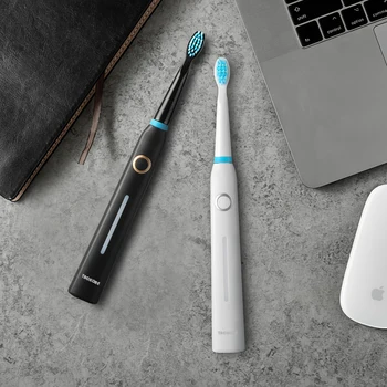 Sonická Elektrická zubná Kefka USB Nabíjateľné 5 Režimy Smart Ultrazvukové zubné kefky Cestovanie Starostlivosť o Ústnu dutinu Kefkou Zuby Hlavy