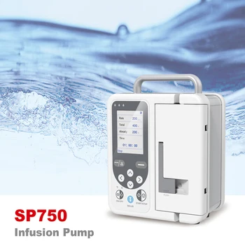 SP750 Prenosné Lekárske Infúzne Pumpy Elektronické LCD Reálnom Čase Rechargable Vysoká presnosť Objemová Digitálne Infúzne Pumpy Zariadenia