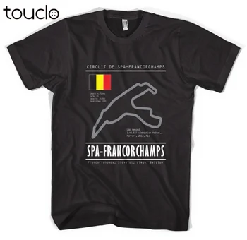 Spa Francorchamps Čaj, Rasy,Pretekárske Auto, Trať, Turbo, Belgicko Grand Prix, V62018 Úplne Nové Oblečenie, Módne Mens T Tričko T-Shirts