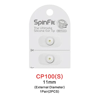 SpinFit CP100 CP800 In-ear Slúchadlá Eartip Patentovaná Silikónová Eartips