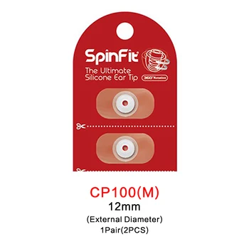SpinFit CP100 CP800 In-ear Slúchadlá Eartip Patentovaná Silikónová Eartips