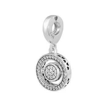Spinning Podpis Charms 925 Sterling Silver Korálky pre Ženy sa Hodí Originálne Náramky Kúzlo Striebro 925 Šperky Darček berloques