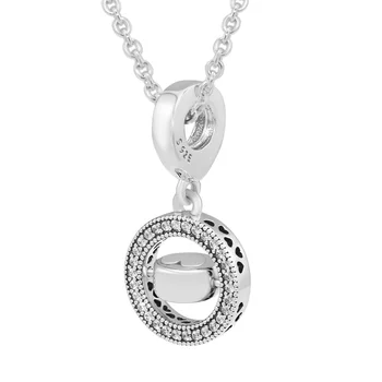 Spinning Podpis Charms 925 Sterling Silver Korálky pre Ženy sa Hodí Originálne Náramky Kúzlo Striebro 925 Šperky Darček berloques
