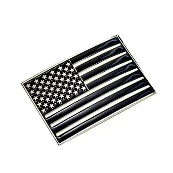 Spojené Štáty/USA Vlajka Kov Čierny Smalt Pracky Pásu Kvalitnej Americkej Fit Pracky 4 cm Široký Pás Mužov Džínsy Príslušenstvo