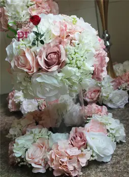 SPR svadobný stôl centrum kvet ples svadobné cesty vedú umelé flore vrchol svadobné pozadie kvetinová výzdoba