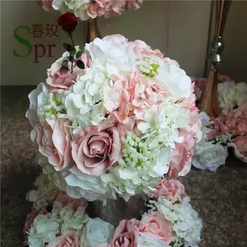 SPR svadobný stôl centrum kvet ples svadobné cesty vedú umelé flore vrchol svadobné pozadie kvetinová výzdoba