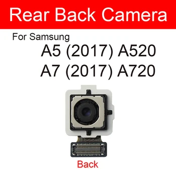 Späť Hlavný Fotoaparát Pre Samsung Galaxy A5 A7 2017 A520 A720 Veľký Zadný Fotoaparát Flex Stužkový Kábel Nahradenie Opravy Dielov