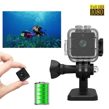 SQ12 Mini IP Kamera HD 1080P Nepremokavé širokouhlý Objektív Kamkordéra Šport DVR Infračervené Nočné Videnie Micro Kameru Malé Kamery