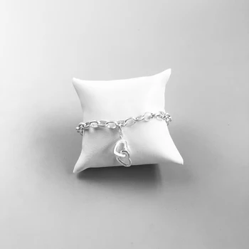 Srdcia Spojené Prívesok Charms,2019 Módne Šperky 925 Sterling Silver Romantický Darček Pre Ženy, Dievčatá Fit Choker Náramok Náhrdelník