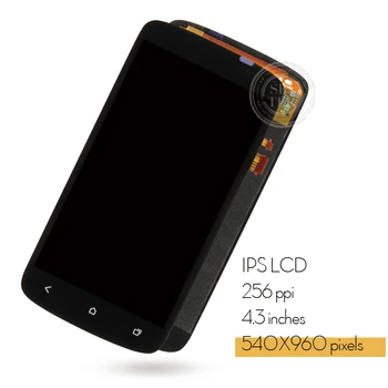 Srjtek 4.3 palcový Pre HTC One S Z520E Dotykový LCD Digitalizátorom. Snímača Sklo S montážou Rámu Pre HTC Z520E Displej