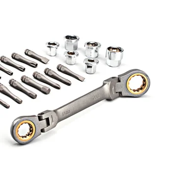 Stabilné, odolné a spoľahlivé železná tyč kľúča zásuvky nastaviť auto repair tool ratchet momentový kľúč auto repair tool set