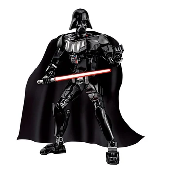 Star Wars Buildable Obrázok Stormtrooper Darth Vader Kylo Ren Chewbacca Boba Jango Fett Všeobecné Grievou Akcie Obrázok Deti Hračka