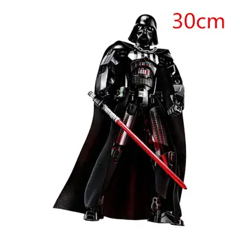 Star Wars Mandalorian Buildable Údaje Darth Vader Kylo Ren Chewbacca Boba Jango Fett Všeobecné Grievou Akcie Obrázok Modelu Hračka