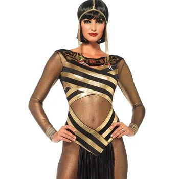 Starovekej Egyptskej Bohyne Dospelých Žien Cosplay Party Halloween Kostým Sexy Kleopatra Princezná Gotický Nightgown Sexy Oblek