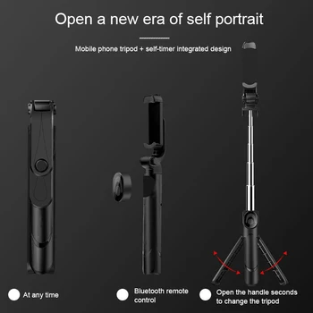 Statív Selfie Stick Pre iPhone X 8 7 6 Plus Skladacie Bluetooth Bezdrôtový Ručný Pre Android Za Samsung Pre Xiao Pre Huawei