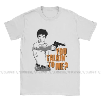 Ste Talkin' Mi T Shirt pánske Čistej Bavlny Bežné T-Shirts taxikár Robert De Niro Film Tee Tričko Tlač Oblečenie