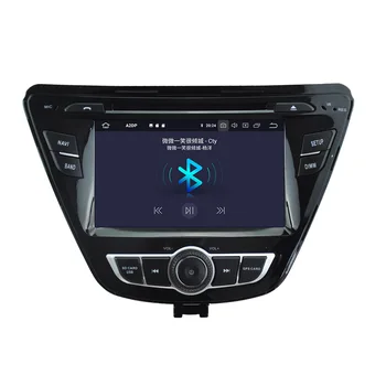 Stereo receiver autorádia Pre Hyundai Elantra auto multimediálny systém 2 din IPS displej+ Grand GPS navigácia, Auto DVD Prehrávač