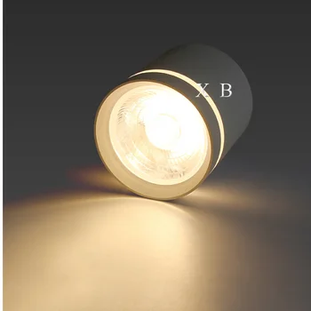 Stmievateľné Valec LED Svietidlá 7W 10W 12W COB LED Stropné Bodové Svetlá AC85~265V LED Pozadí Svietidlá Vnútorné Osvetlenie