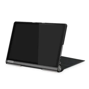 Stojan Kožené puzdro pre Lenovo Yoga Smart Tab 10.1 Jogy Tab 5 Wi-Fi ČĽR RAD YT-X705F YT-X705L YT-X705X ZA3V Ochranný Kryt