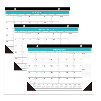 Stolový Kalendár Mesačný Plánovač 2021 Kalendár Stôl Dekorácie Memo Denný Rozvrh Agendy Zavesenie Na Stenu Knihy Organizátor Office