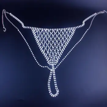 StoneFans Drahokamu Transparentné Oka Bielizeň Ženy Sexy Šperky Reťazca Kamienkami Remeň Telo Reťazca Festival Darček Dievča Priateľovi