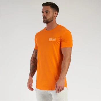 Streetwear Módy pánske T-shirt Jogger Voľný čas, Fitness Mužov Športové oblečenie Telocvične Kulturistika Cvičenie pánske Oblečenie