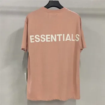 Streetwear Nadrozmerné 3M Reflexné HMLA Essentials T košele Muži Ženy Tee Hiphop Kanye West HMLA T-Shirts tričko
