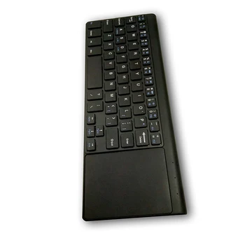 Striebro 2.4 GHz Wireless Keyboard Mini Multimediálna Klávesnica Pre Notebook Laptop, POČÍTAČ, TV Kancelárske potreby Periférnych zariadení