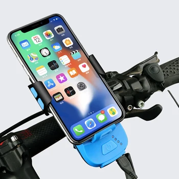 Stropné svetlá svetlomety, USB nabíjanie pomocou mobilného telefónu držiak na bicykel svetlá horn bezpečnostné výstražné svetlá jazdecké vybavenie